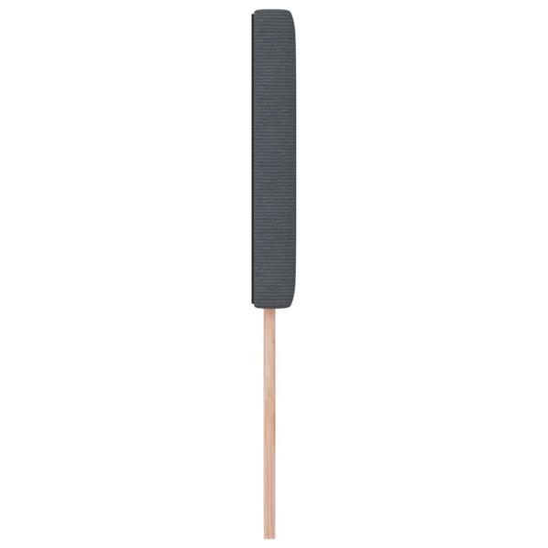LED Kopfteil Einfarbig Dunkelgrau 100 cm Cordstoff