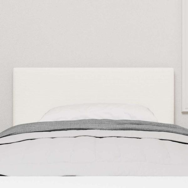 LED Kopfteil Einfarbig Creme 100 cm Cordstoff