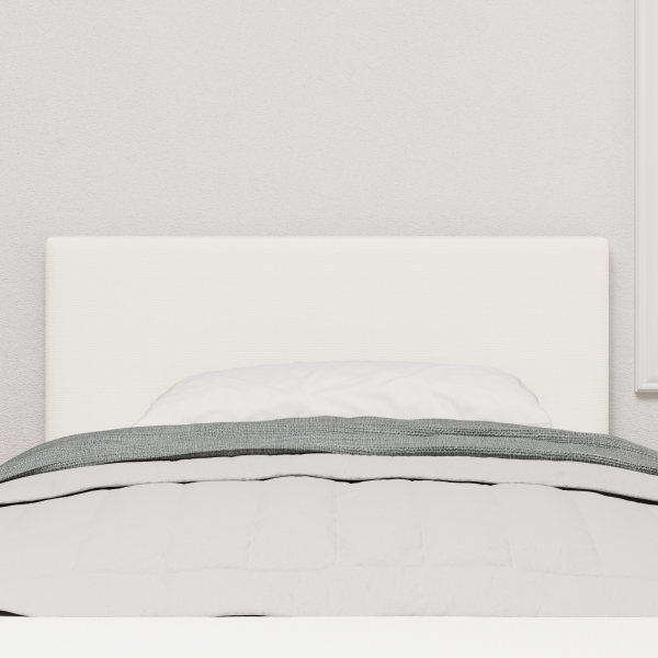 LED Kopfteil mit LED-Lichtleisten Creme 100 cm Cordstoff