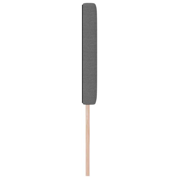 LED Kopfteil Schlichtes Design Hellgrau 80 cm Cordstoff