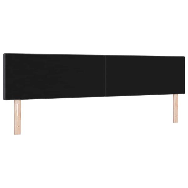 LED Kopfteil Einfarbig Dunkelgrau 100 cm Cordstoff