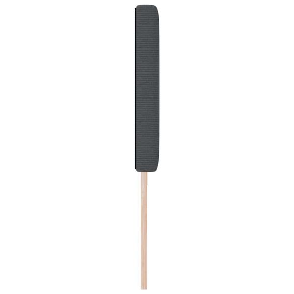 LED Kopfteil Einfarbig Dunkelgrau 100 cm Cordstoff