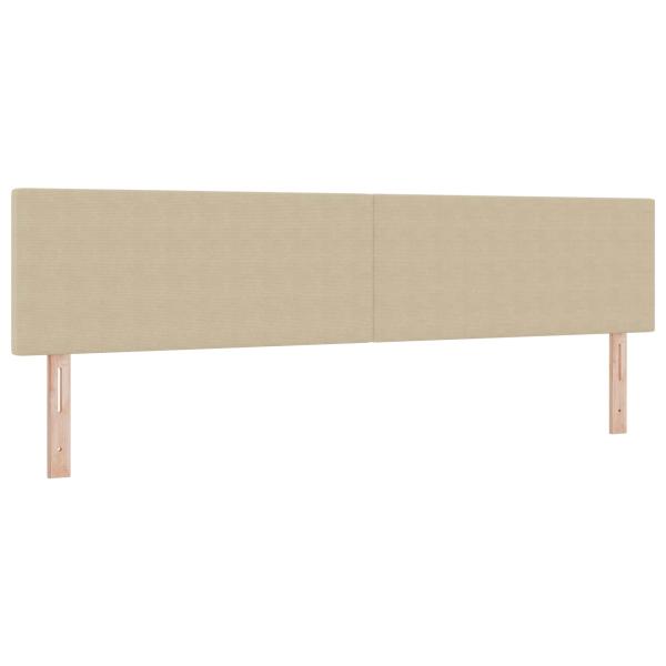 LED Kopfteil Einfarbig Hellgrün Grau 100 cm Cordstoff