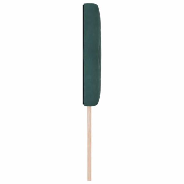 LED Kopfteil Kristalltaste Gepolstert Dunkelgrün 80 cm Samt