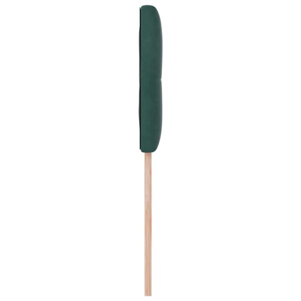 LED Kopfteil mit Knopfheftung Dunkelgrün 100 cm Samt