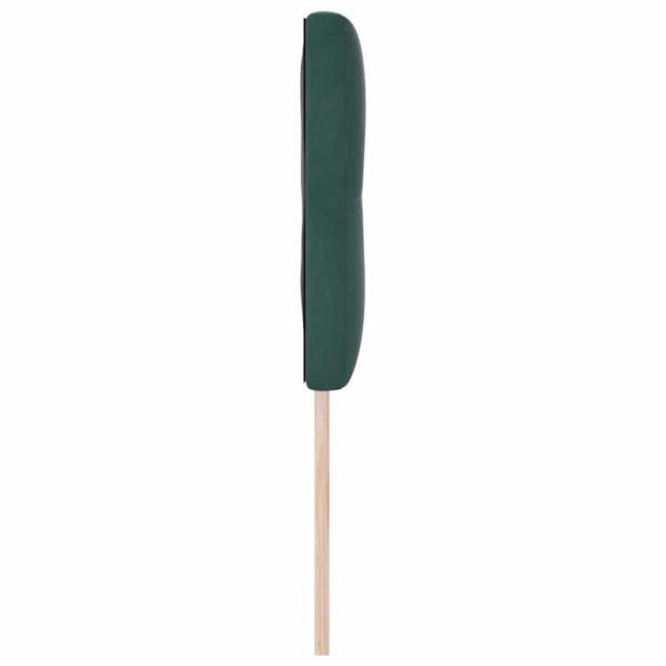 LED Kopfteil mit Knopfheftung Dunkelgrün 72 cm Samt