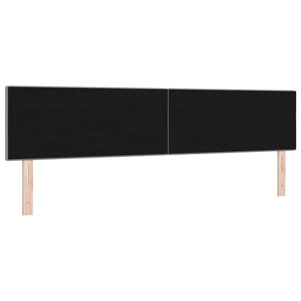 LED Kopfteil mit Knopfheftung Hellgrau 100 cm Stoff