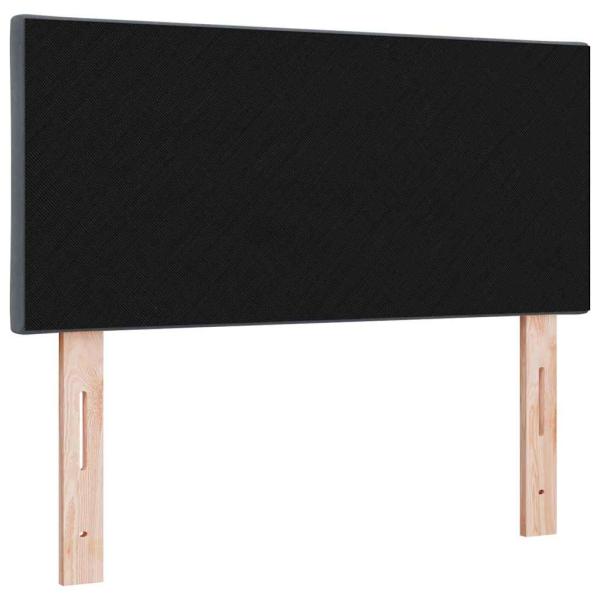 LED Kopfteil mit Diamantblock Design Dunkelgrau 90 cm Samt