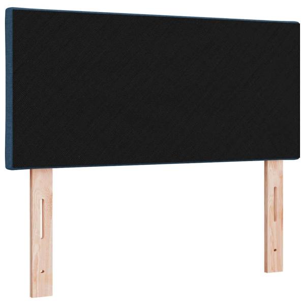 Blaues LED Kopfteil Rautenmuster Blau 100 cm Stoff