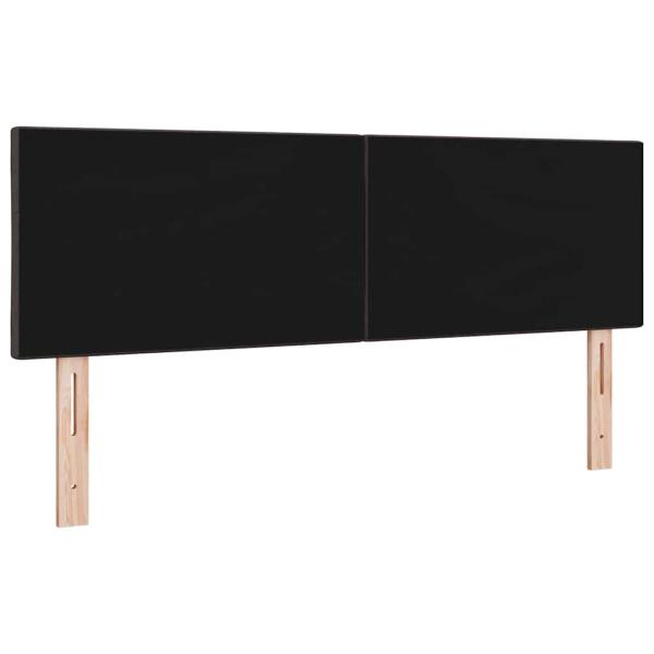 LED Kopfteil Rautenmuster Dunkelbraun 144 cm Stoff