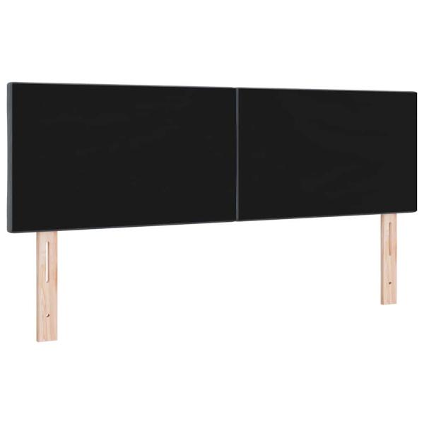LED Kopfteil Diamantblock Design Dunkelgrau 160 cm Samt