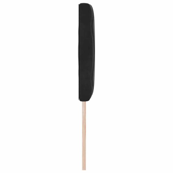 LED Kopfteil Diamantblock Design Schwarz 160 cm Samt