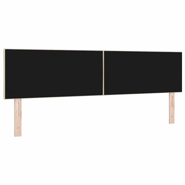 LED Kopfteil Rautenmuster Creme 180 cm Stoff