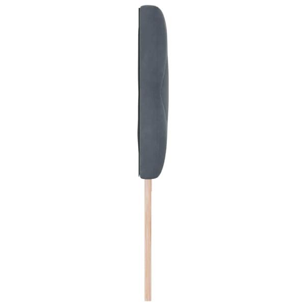 LED Kopfteil Diamantblock Design Dunkelgrau 200 cm Velvet