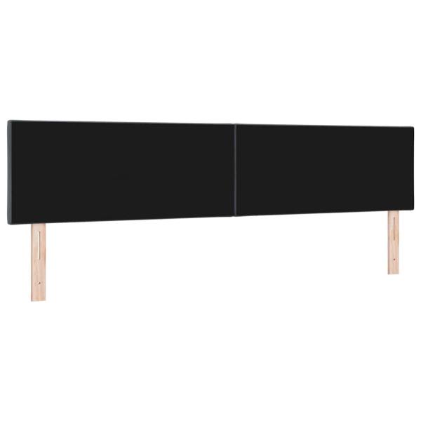 LED Kopfteil Diamantblock Design Dunkelgrau 200 cm Velvet