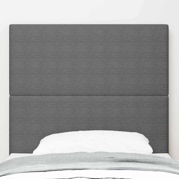 LED Kopfteil Hellgrau 80 cm Cordstoff