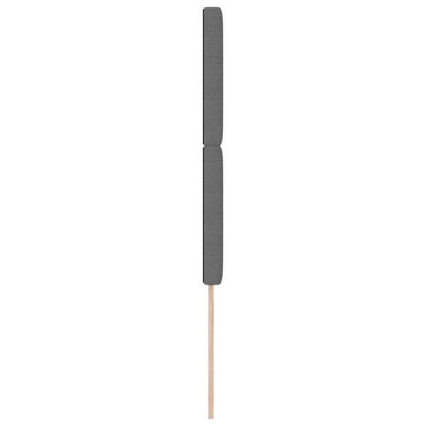 LED Kopfteil Hellgrau 80 cm Cordstoff