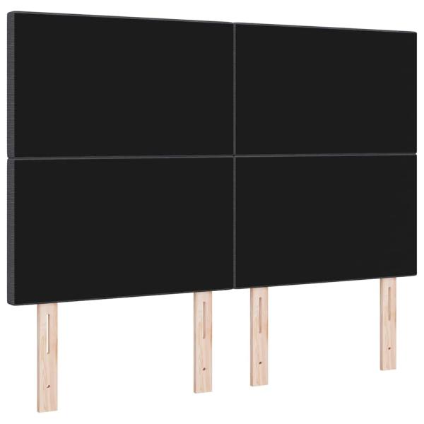 LED Kopfteil Dunkelgrau 80 cm Cordstoff