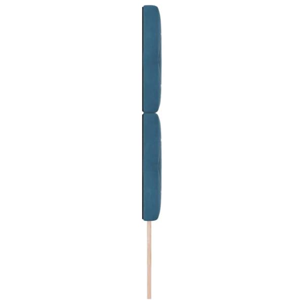LED Kopfteil Dunkelblau 80 cm Velours