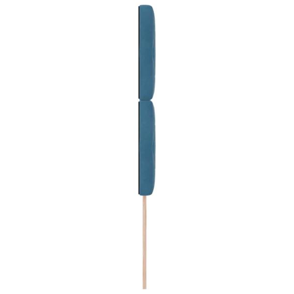 LED Kopfteil Dunkelblau 100 cm Samt