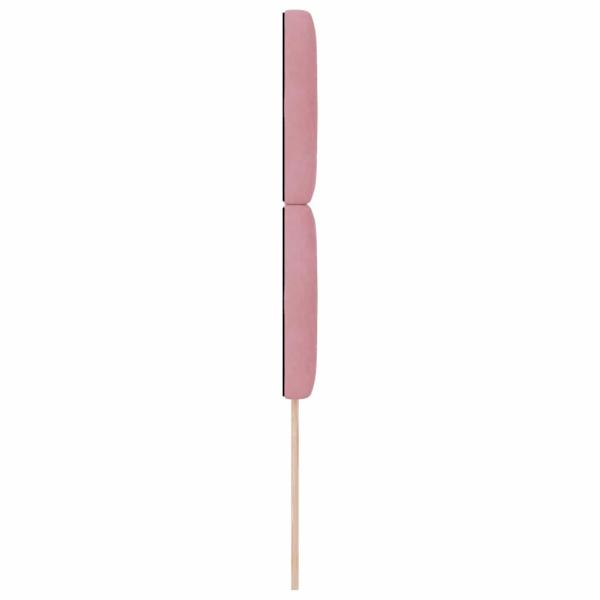 LED Kopfteil Rosa 100 cm Samt