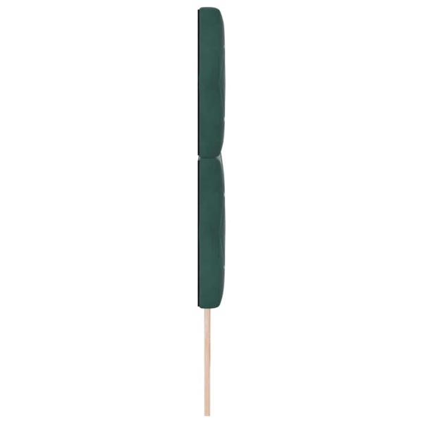 LED Kopfteil Dunkelgrün 90 cm Samt