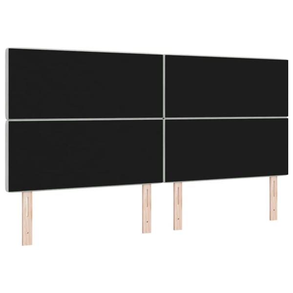 LED Kopfteil Hellgrau 100 cm Samt