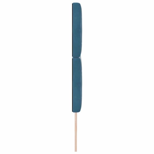 LED Kopfteil Dunkelblau 100 cm Samt