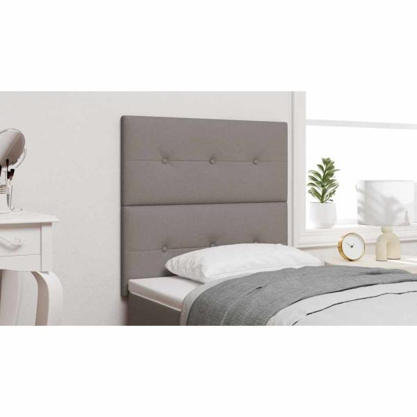 LED Kopfteil Taupe 100 cm Stoff