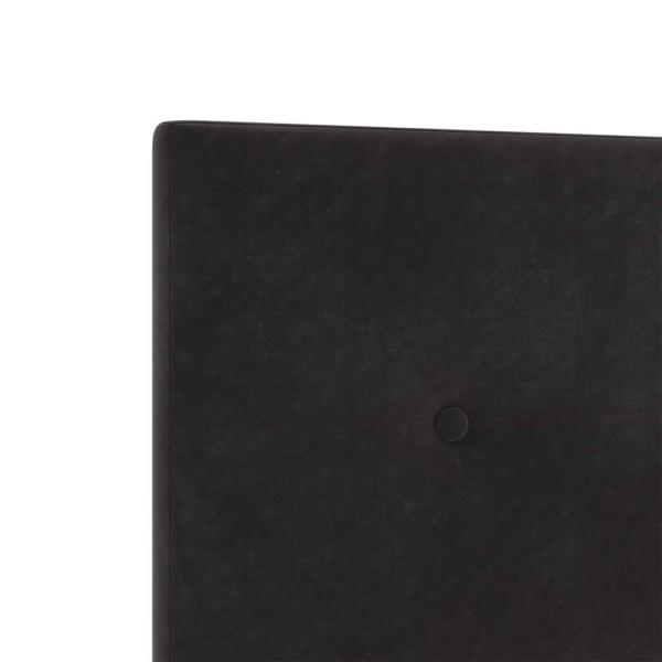 LED Kopfteil Schwarz 80 cm Samt