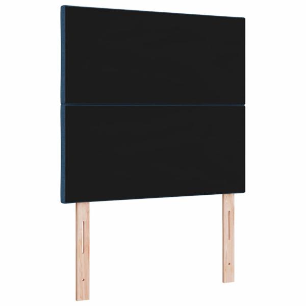 LED Kopfteil Blau 100 cm Stoff