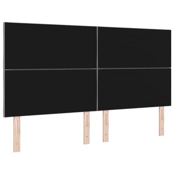LED Kopfteil Rautenmuster Hellgrau 180 cm Stoff