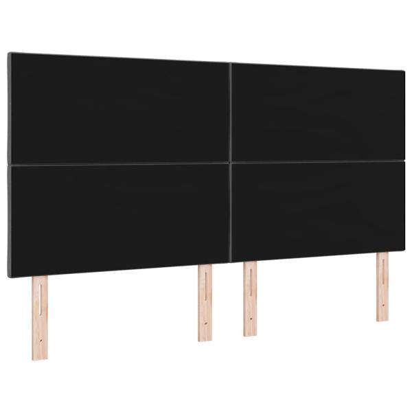 LED Kopfteil Rautenmuster Dunkelgrau 180 cm Stoff