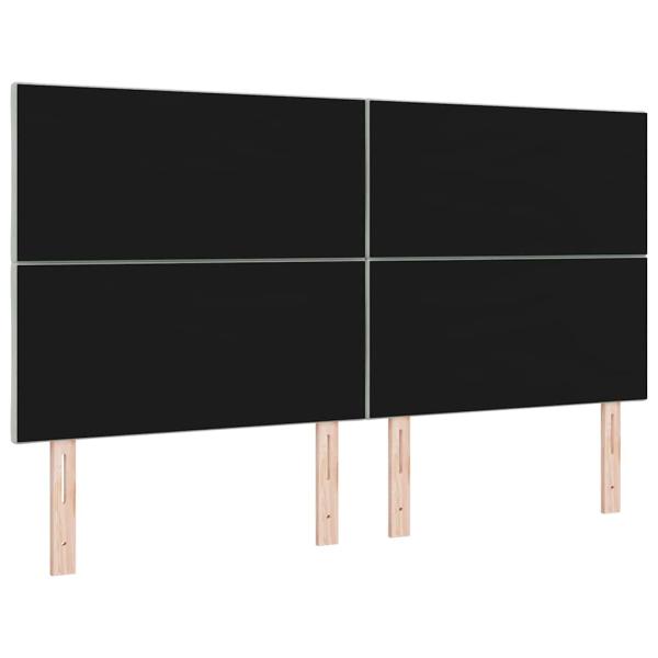 LED Kopfteil Diamantblocks Design Hellgrau 180 cm Samt