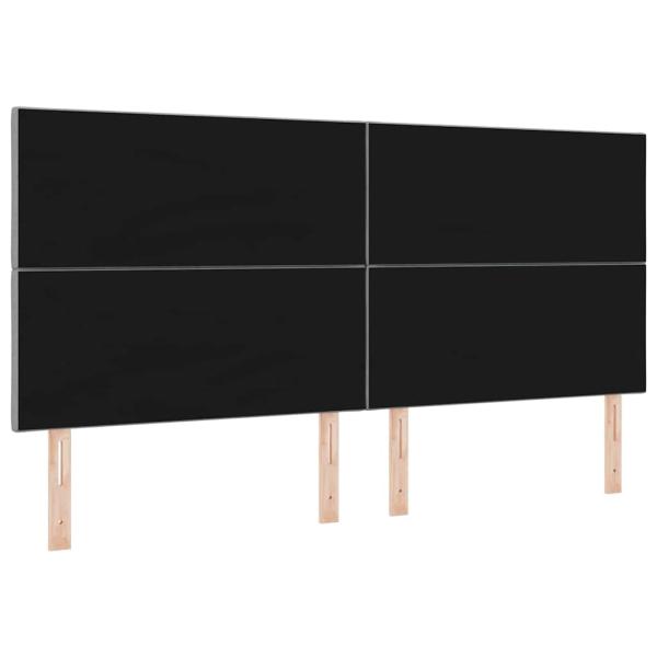 LED Kopfteil Rautenmuster Hellgrau 200 cm Stoff