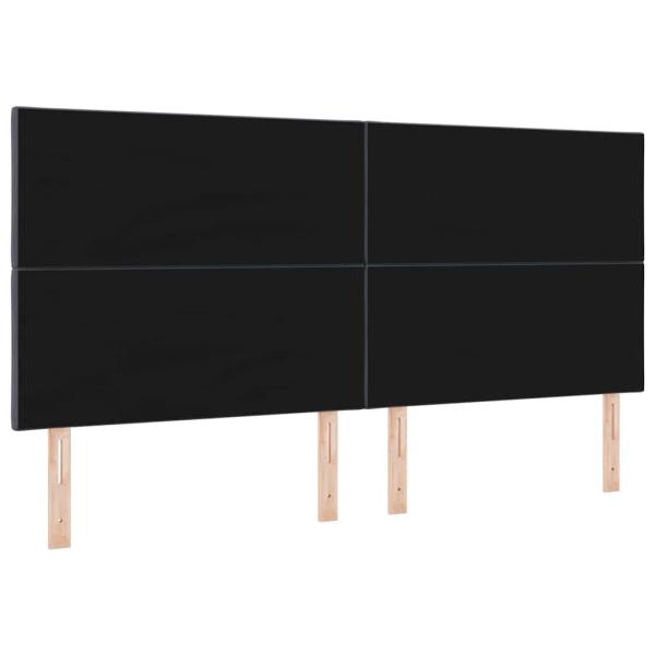 LED Kopfteil Diamantblock Design Dunkelgrau 200 cm Velvet