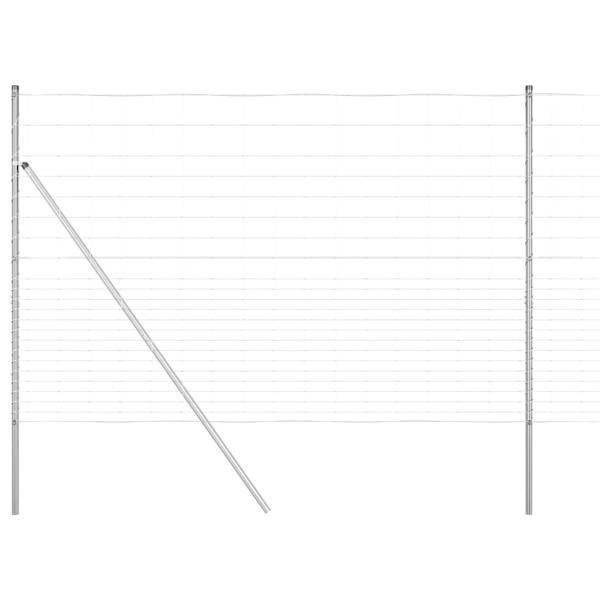 Feldzaun 1,6x25 m Verzinkter Stahl