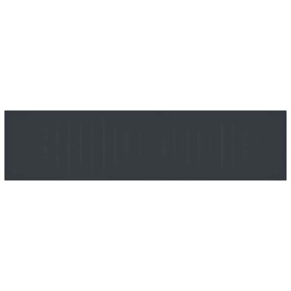 17-teiliges Garten Essset mit Kissen Anthrazit Poly-Rattan