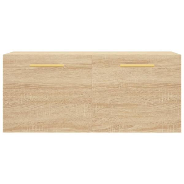 Wandschrank Sonoma-Eiche 80x36,5x35 cm Holzwerkstoff