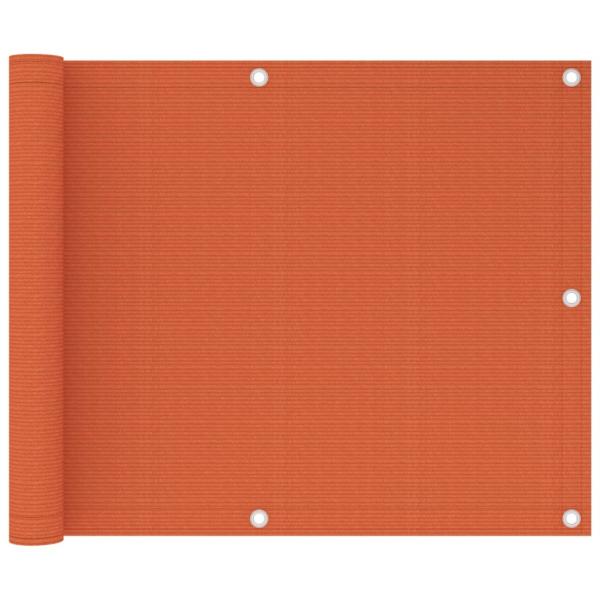 ARDEBO.de - Balkon-Sichtschutz Orange 75x300 cm HDPE