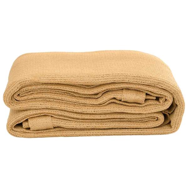 Zeltteppich Sandfarbe 250x350 cm HDPE