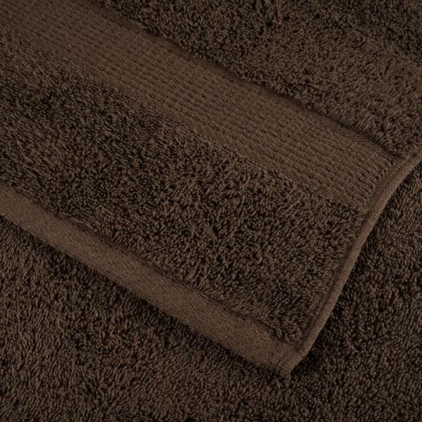 Premium-Gästetücher SOLUND 2 Stk. Braun 30x50 cm 600 g/m²