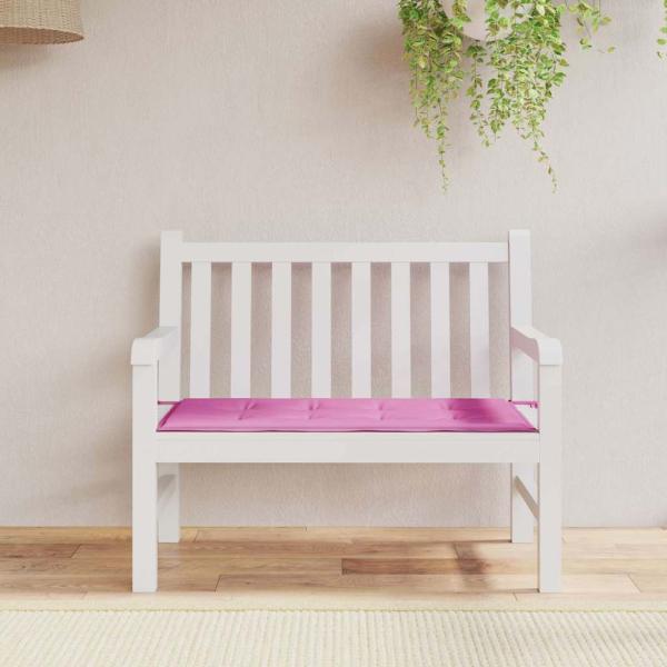 ARDEBO.de - Gartenbankkissen Rosa 120x50x4 cm Oxford-Stoff