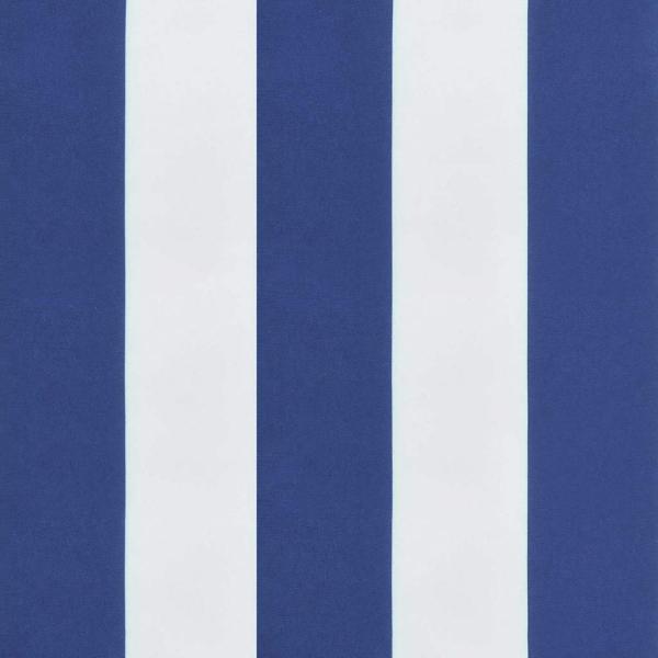 Gartenbank-Auflage Blau Weiß Gestreift 180x50x4cm Oxford-Gewebe