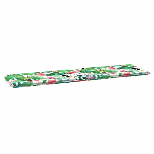 Gartenbank-Auflage Mehrfarbig 180x50x4 cm Oxford-Gewebe