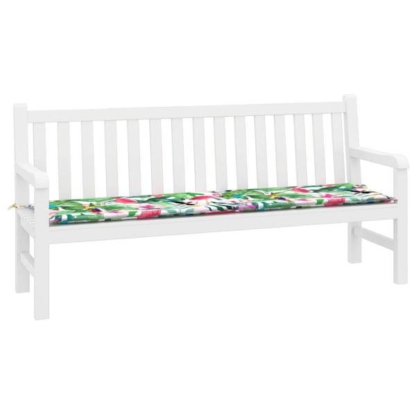 Gartenbank-Auflage Mehrfarbig 180x50x4 cm Oxford-Gewebe