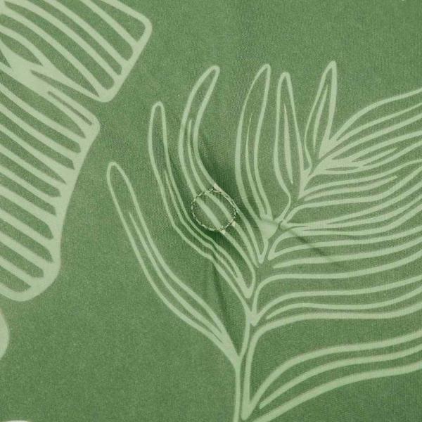 Gartenbank-Auflage Blattmuster 180x50x4 cm Oxford-Gewebe
