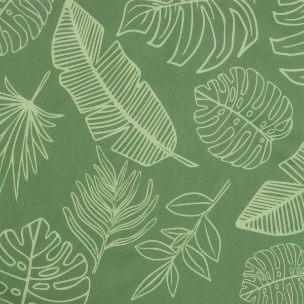 Gartenbank-Auflage Blattmuster 180x50x4 cm Oxford-Gewebe