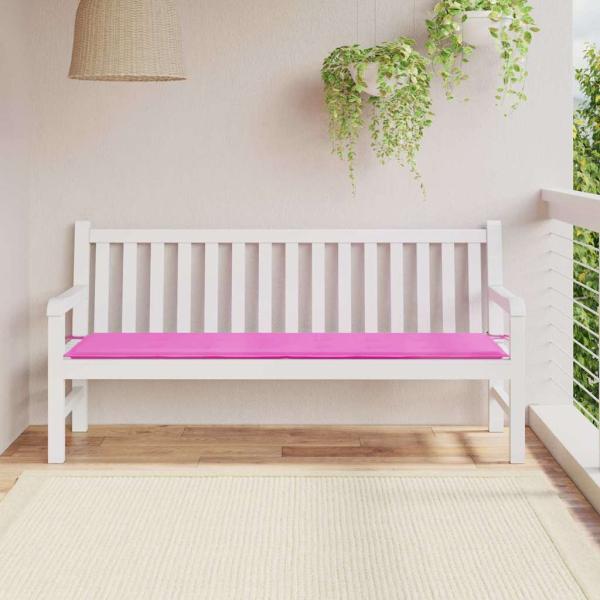 ARDEBO.de - Gartenbank-Auflage Rosa 180x50x4 cm Oxford-Gewebe