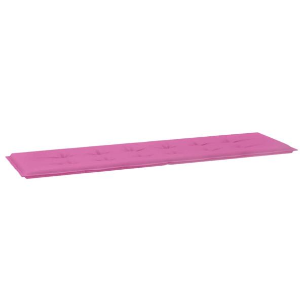 Gartenbank-Auflage Rosa 180x50x4 cm Oxford-Gewebe